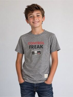 Retro Brand Control Freak Graphic Tee Youth XL - Nintendo Style